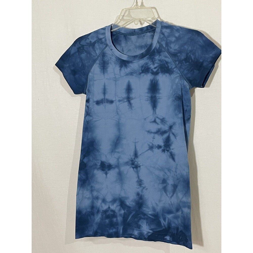 Lululemon Swiftly Tech Tee Blue Diamond Dye 6